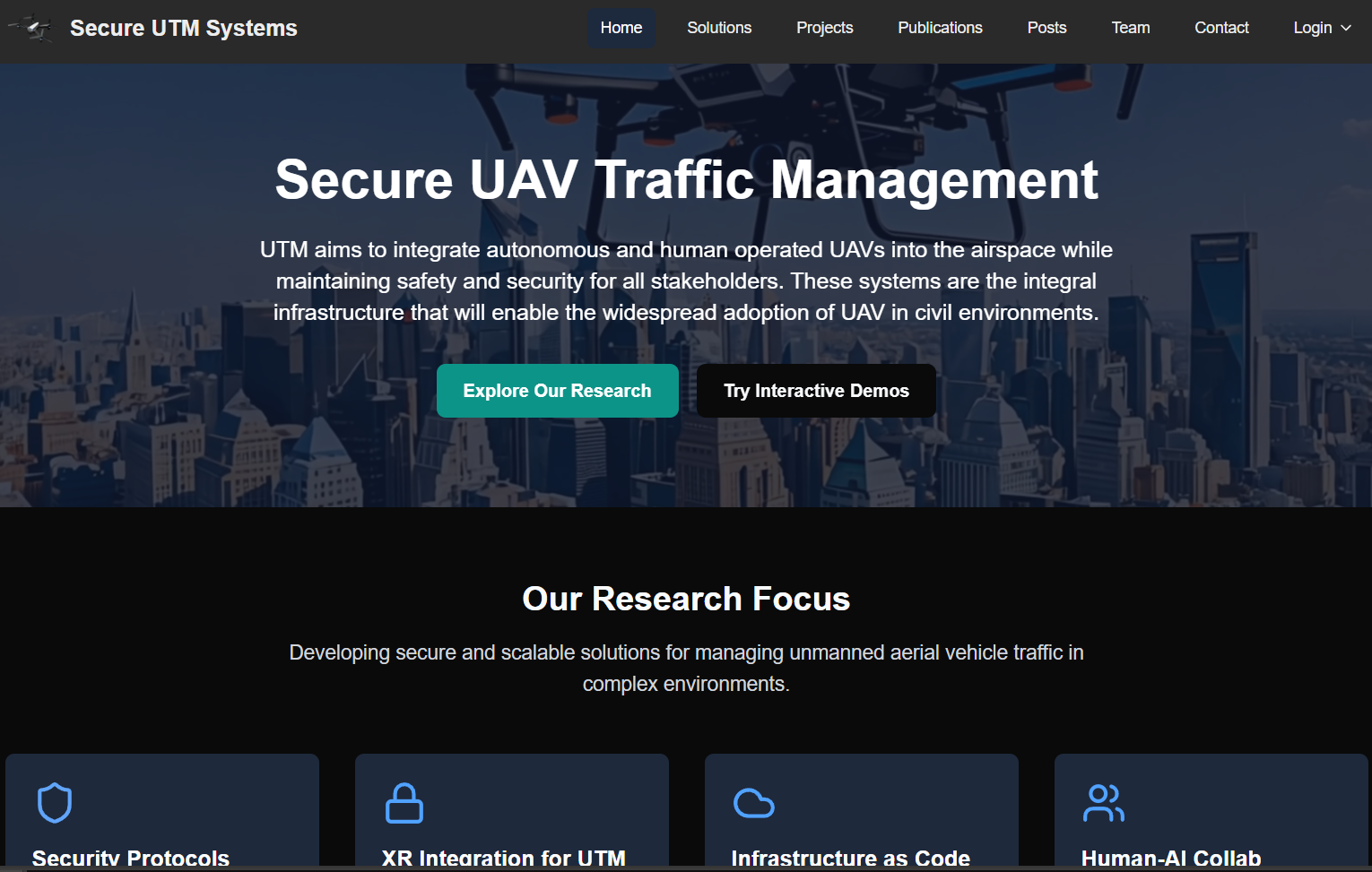Secure UTM Lab Website